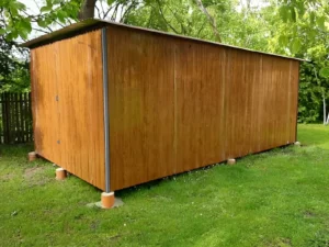 3×5 m-es famintás garázs