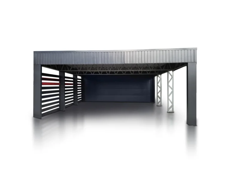 Carport Garázsbeálló 12x6 m – Standard