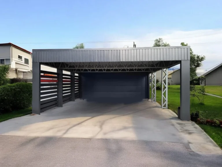 Carport Garázsbeálló 12x6 m – Standard