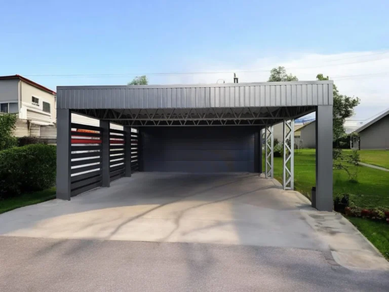 Carport Garázsbeálló 12x6 m – Standard