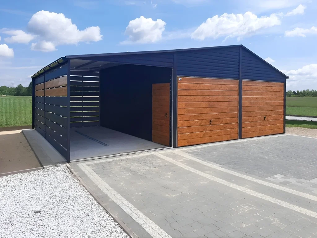 Kétállásos Mobilgarázsok Zalaszentgróton előtetővel