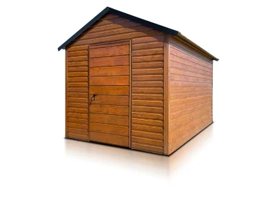 Szerszámos ház 2,5x4 m, nyeregtetős, fautánzatú