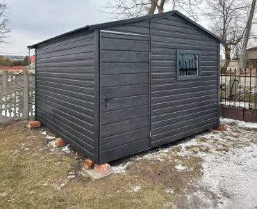 Szerszámos ház 3x4,5 m, nyeregtetős, fautánzatú