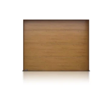Garázskapu 4,5x3 m, szekcionált, aranytölgy