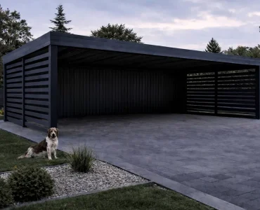 Carport 7x5 m, alumínium
