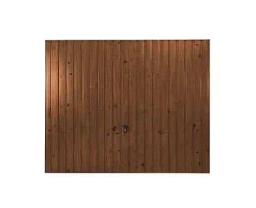 Garázskapu 2,5x2 m, billenő, fautánzatú, függőleges profilozás, 10 cm-es panel