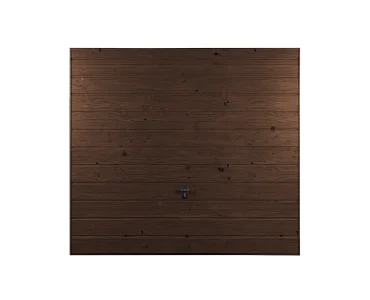 Garázskapu 2x2,5 m, billenő, fautánzatú, vízszintes profilozás, 17 cm-es panel