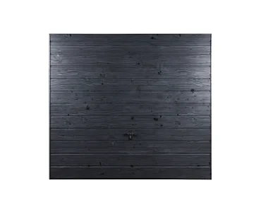 Garázskapu 2x2 m, billenő, fautánzatú, vízszintes profilozás, 17 cm-es panel