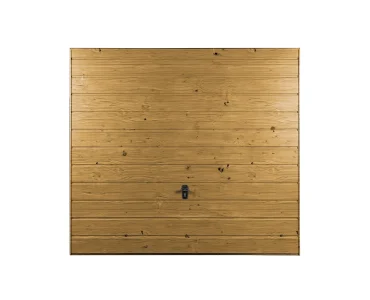 Garázskapu 2,5x2,5 m, billenő, fautánzatú, vízszintes profilozás, 17 cm-es panel