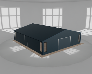 Mobilgarázs 9x10 m, tárolóhelyiséggel, grafit