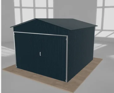 Szerszámos ház 3x3,5 m, nyeregtetős, grafit